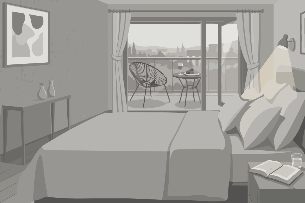 Premium-Suite mit einem Schlafzimmer